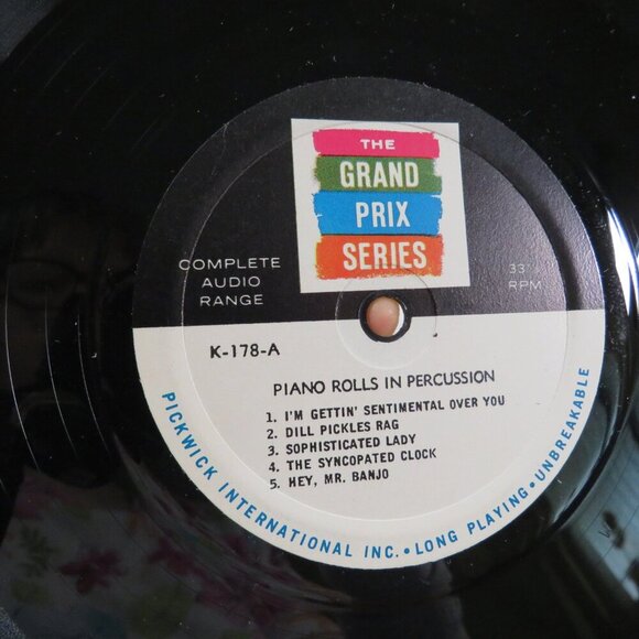 Piano Rolls in Percussion (1) LP Vinyl Record NEAR MINT CONDITION - Picture 4 of 7